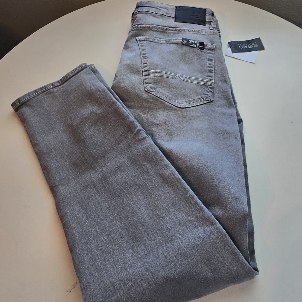 Ash Gray Buffalo Denim Jeans